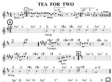 Tea For Two sheet