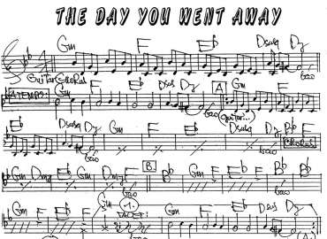 The Day You Went Away sheet