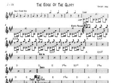 The Edge Of The Glory sheet