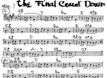 The Final Count Down sheet