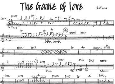The Game Of Love sheet