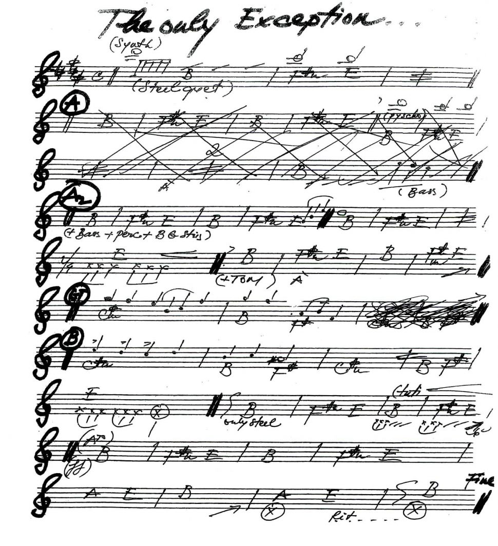 The Only Exception sheet