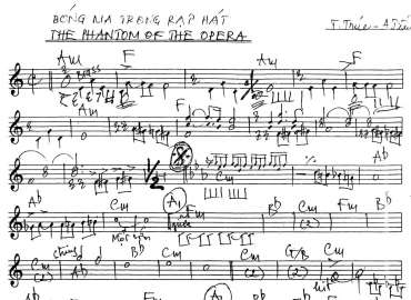 The Phantom Of The Opera sheet