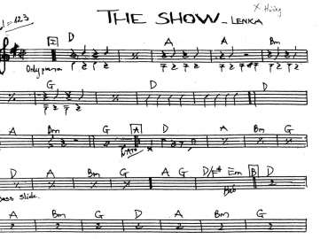 The Show sheet