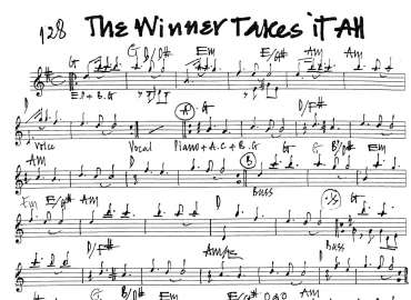 The Winner Takes It Ah sheet