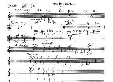This Love sheet