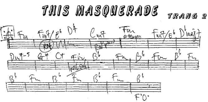 This Masquerade sheet