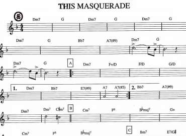 This Masquerade sheet