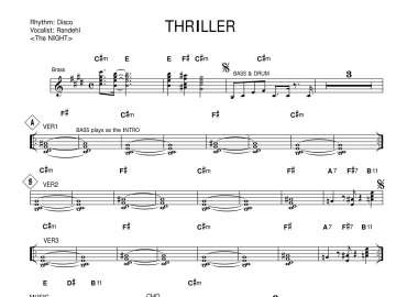 Thriller sheet