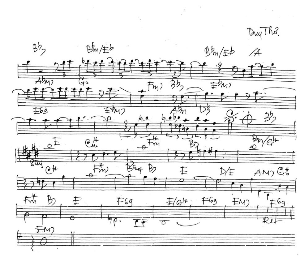 Together And Forever sheet