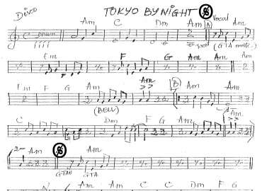 Tokyo By Night sheet