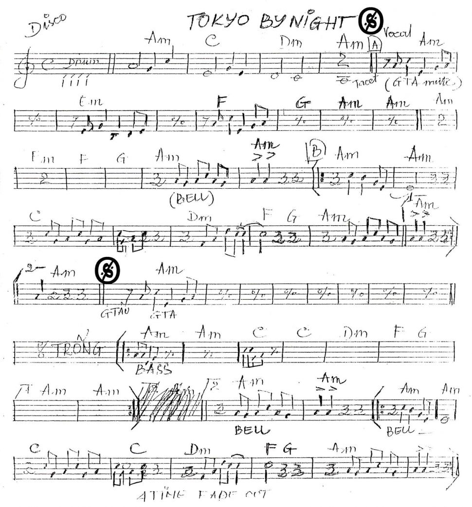 Tokyo By Night sheet