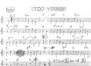 Too Young sheet
