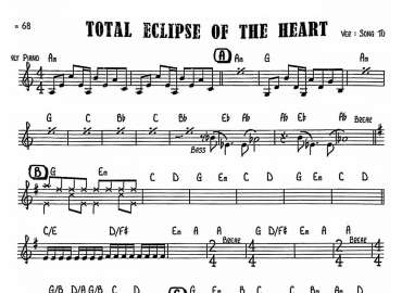 Total Eclipse Of The Heart sheet