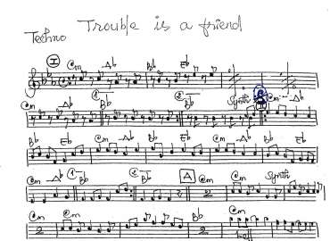 Trouble Is A Friend sheet