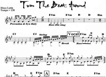 Turn The Beat Around sheet