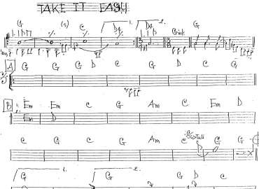 Take It Easy sheet