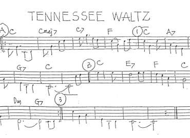 Tennessee Waltz sheet