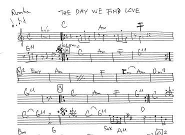 The Day We Find Love sheet