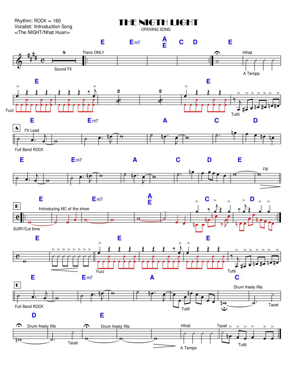 The Night Light sheet