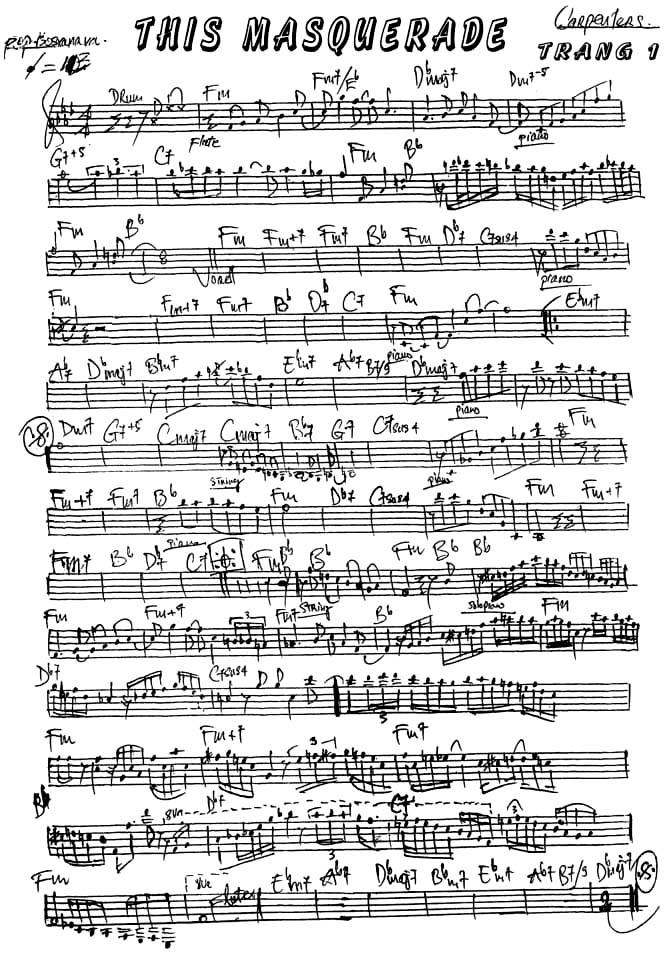 This Masquerade sheet