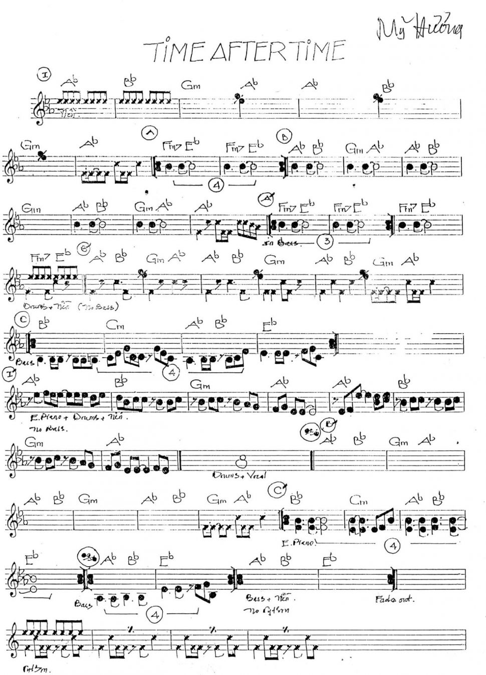 Time After Time sheet