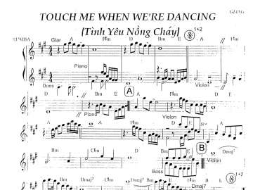 Touch We When We're Dancing sheet