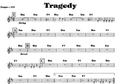Tragedy sheet