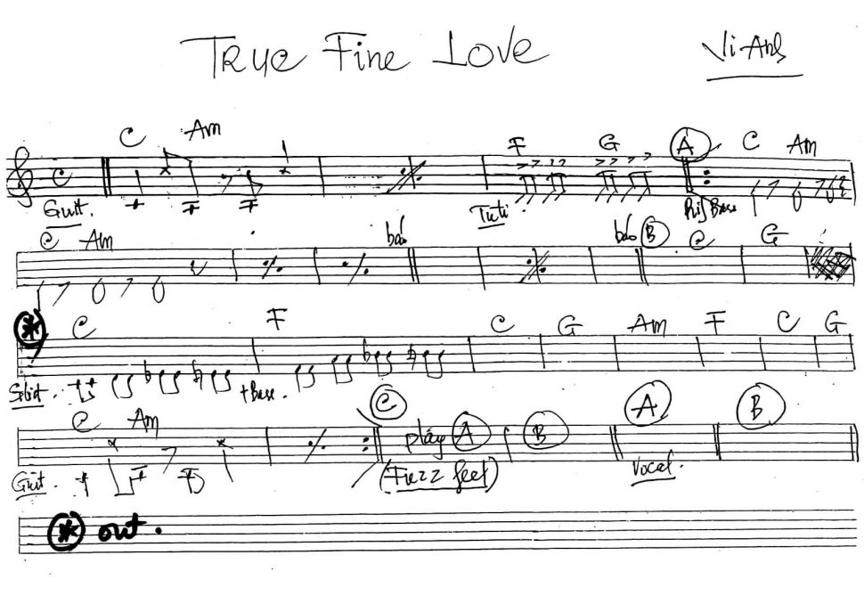 True Fine Love sheet