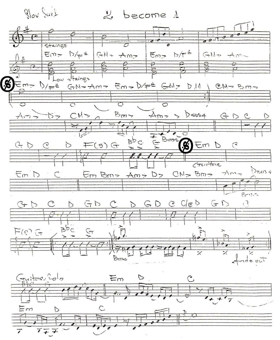 Two Become One sheet