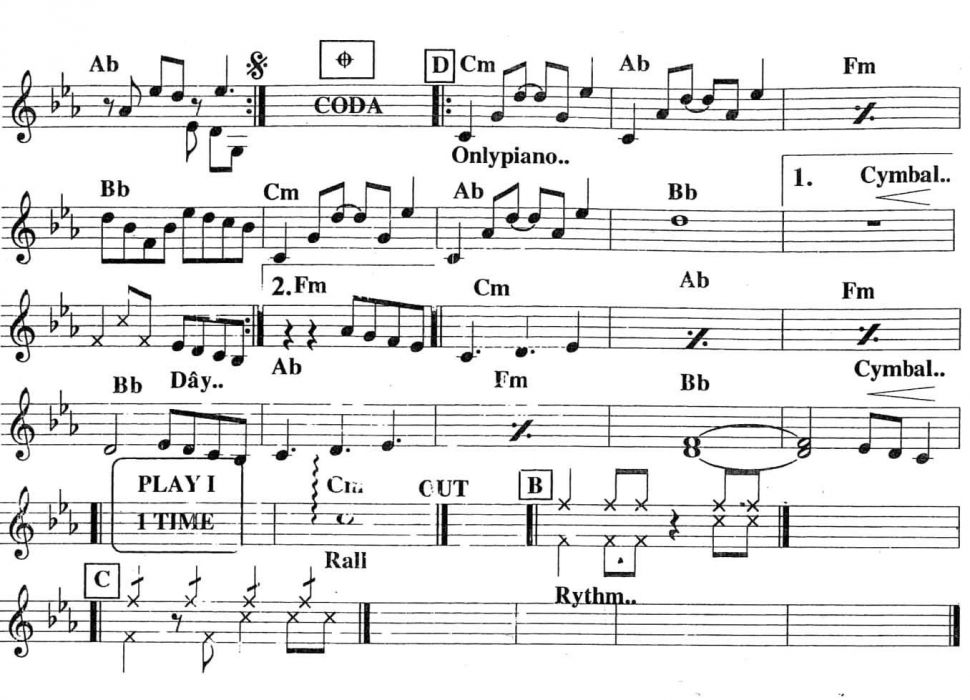 Unbreak my heart sheet