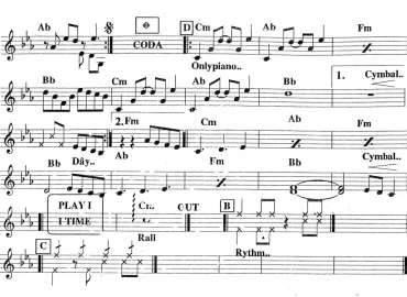 Unbreak my heart sheet