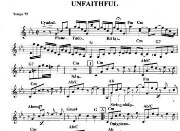 Unfaithful sheet