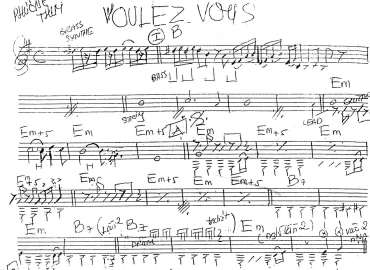 Voulez vous sheet