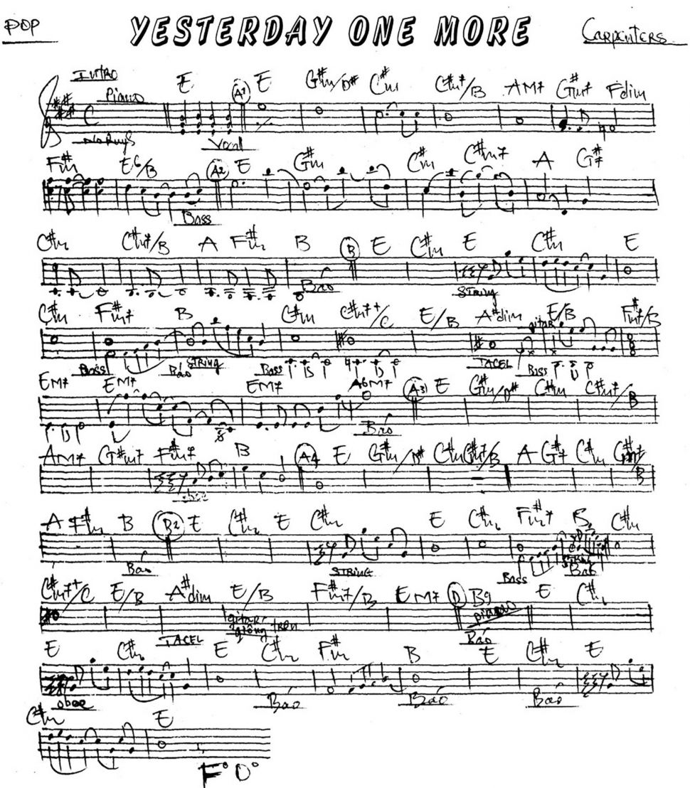 Yesterday one more sheet