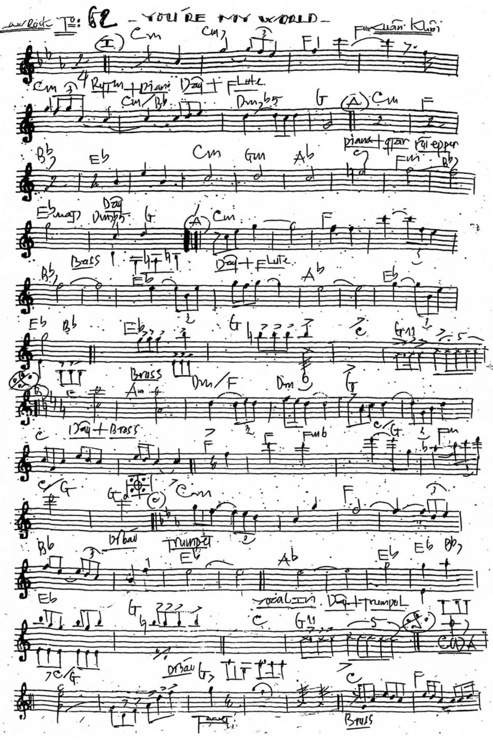 You're my world sheet