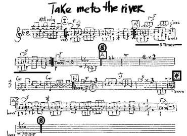 Take Meto The River sheet