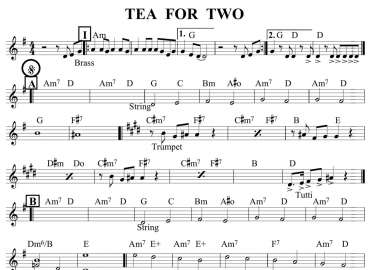 Tea For Two sheet