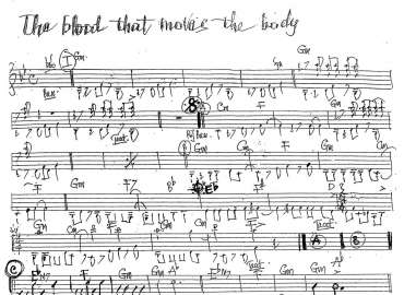 The Blood That Moves The Body sheet