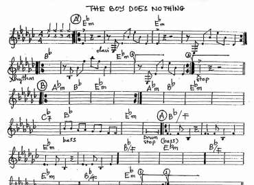 The Boy Does Nothing sheet