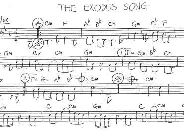 The Exodus Song sheet