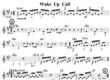 Wake Up Call sheet