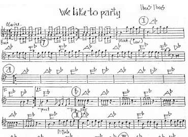 We Like To Party sheet