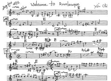 Welcome To Burlesque sheet