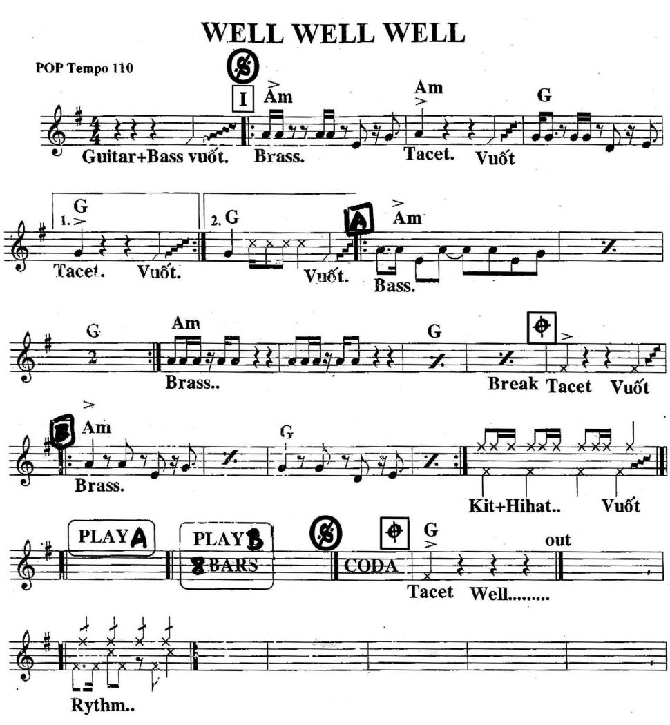 Well Well Well sheet