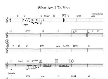 What Am I To You sheet