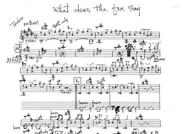 What Does The Fox Say sheet