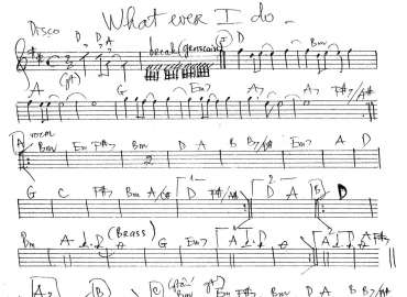 What Ever I Do sheet