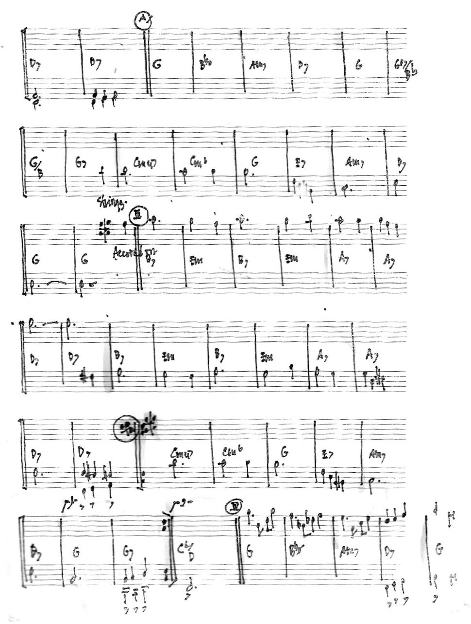 When A Man Love A Woman sheet