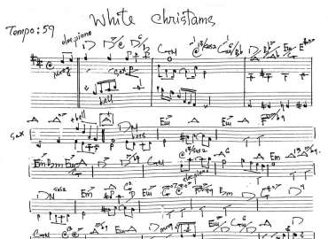 White Christams sheet